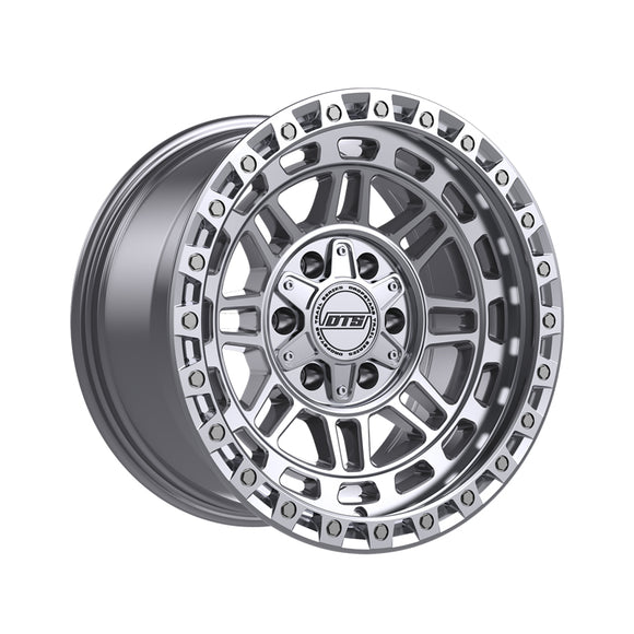 1 X Dropstars Trail Series 603MS 17X9 8X170 125.2 Hub +00 Offset Machined and Silver Wheel Rim