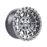 1 X Dropstars Trail Series 603MS 17X9 8X170 125.2 Hub +00 Offset Machined and Silver Wheel Rim