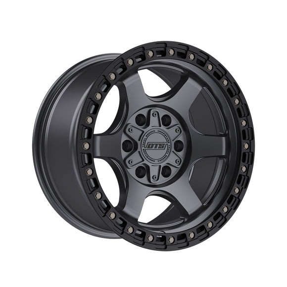1 X Dropstars Trail Series 604AB 20X10 5X5.00 78.1 Hub -19 Offset Anthracite w/ Black Ring Wheel Rim