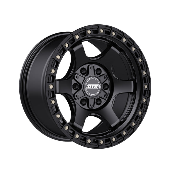 1 X Dropstars Trail Series 604SB 20X9 6X135 106.2 Hub +00 Offset Satin Black Wheel Rim
