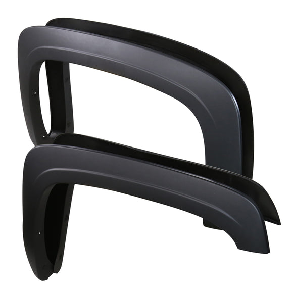 Coolstuffguru Compatible with Chevy Silverado 1500/2500HD/3500HD Factory Style Pickup Black Fender Flares