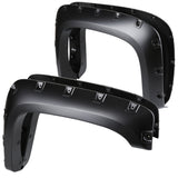 Coolstuffguru 4PC Front + Rear Black Pocket Fender Flares Compatible with Chevy Silverado 1500 2500HD 3500HD 2007-2013