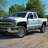 Coolstuffguru 4PC Front + Rear Long Bed Fender Flares Compatible with Chevy Silverado 1500 2500 3500HD 2014-2018