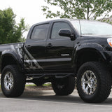 Coolstuffguru Replacement Smooth Black Pocket Style Bolt On Rivet Fender Flares Compatible with 2012-2015 Toyota Tacoma