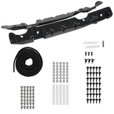 Coolstuffguru Compatible with Toyota Tundra 4PC Pocket Rivet Style Bolt On Fender Flares Black