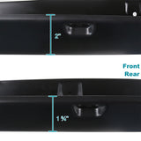 Coolstuffguru Compatible with Toyota Tundra 4PC Pocket Rivet Style Bolt On Fender Flares Black