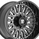 1 X Fittipaldi Offroad FA07 26X12 8X6.50 125.2 Hub -44 Offset Black Wheel Rim