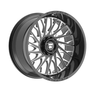 1 X Fittipaldi Offroad FA08 22X12 5X5.00/5X5.50 78.1 Hub -44 Offset Black Wheel Rim