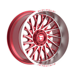 1 X Fittipaldi Offroad FA08 22X12 5X5.50/5X150 110.2 Hub -44 Offset Red Wheel Rim