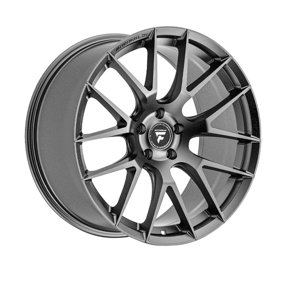 1 X Fittipaldi FS360 20X10 5X115 71.5 Hub +18 Offset Grey Wheel Rim