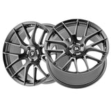 1 X Fittipaldi FS360 20X8.5 5X115 71.5 Hub +15 Offset Grey Wheel Rim