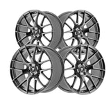 1 X Fittipaldi FS360 20X10 5X115 71.5 Hub +18 Offset Grey Wheel Rim