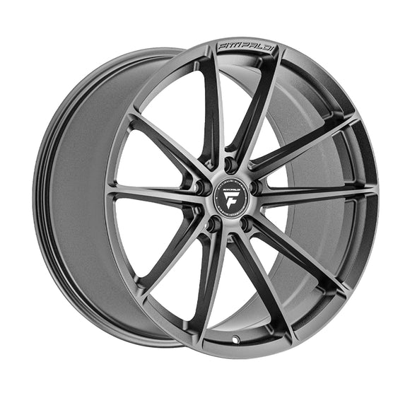 1 X Fittipaldi FS362 20X8.5 5X115 71.5 Hub +15 Offset Grey Wheel Rim