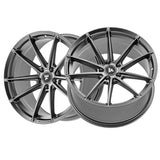 1 X Fittipaldi FS362 20X10 5X115 71.5 Hub +18 Offset Grey Wheel Rim