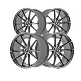 1 X Fittipaldi FS362 20X10 5X115 71.5 Hub +18 Offset Grey Wheel Rim