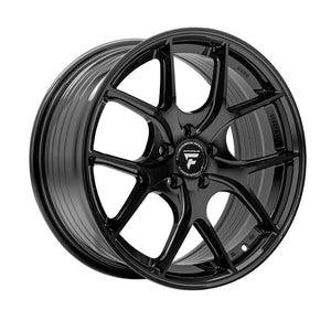 1 X Fittipaldi FS365 17X8 5X4.50 73.1 Hub +35 Offset Black Wheel Rim