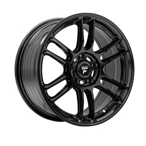 1 X Fittipaldi FS368 18X8 5X4.50 73.1 Hub +35 Offset Black Wheel Rim