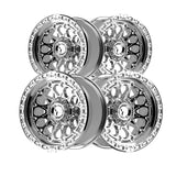 1 X Fittipaldi Offroad FT101 20X9 5X5.00 71.5 Hub 0 Offset Silver Wheel Rim