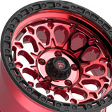 1 X Fittipaldi Offroad FT101 17X9 6X135 87.1 Hub -12 Offset Red Wheel Rim