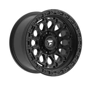 1 X Fittipaldi Offroad FT101 20X9 8X6.50 125.2 Hub +18 Offset Black Wheel Rim