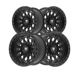 1 X Fittipaldi Offroad FT101 17X9 6X135 87.1 Hub -12 Offset Black Wheel Rim