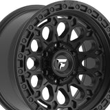 1 X Fittipaldi Offroad FT101 20X9 8X180 124.3 Hub +18 Offset Black Wheel Rim