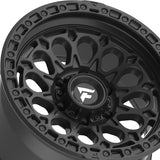 1 X Fittipaldi Offroad FT101 20X9 6X5.50 106.2 Hub +18 Offset Black Wheel Rim