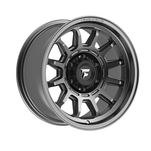 1 X Fittipaldi Offroad FT102 17X8.5 5X5.00 71.5 Hub 0 Offset Silver Wheel Rim