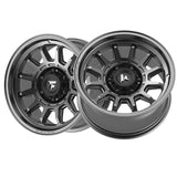 1 X Fittipaldi Offroad FT102 17X8.5 6X5.50 106.2 Hub 0 Offset Silver Wheel Rim