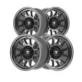 1 X Fittipaldi Offroad FT102 17X8.5 6X5.50 106.2 Hub 0 Offset Silver Wheel Rim