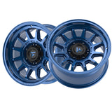 1 X Fittipaldi Offroad FT102 17X8.5 6X5.50 106.2 Hub 0 Offset Blue Wheel Rim