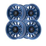 1 X Fittipaldi Offroad FT102 17X8.5 5X5.00 71.5 Hub 0 Offset Blue Wheel Rim