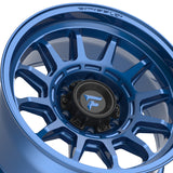 1 X Fittipaldi Offroad FT102 17X8.5 6X5.50 106.2 Hub 0 Offset Blue Wheel Rim