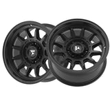 1 X Fittipaldi FT102 17X8.5 5x150 110.2 Hub 0 Offset Black Wheel Rim