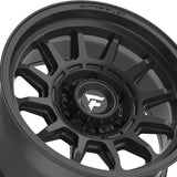 1 X Fittipaldi FT102 17X8.5 5x150 110.2 Hub 0 Offset Black Wheel Rim