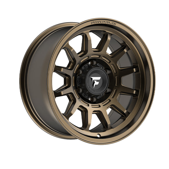 1 X Fittipaldi Offroad FT102 17X8.5 5X5.00 71.5 Hub 0 Offset Bronze Wheel Rim