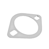 Coolstuffguru 2.5" Aluminum Exhaust Header Down Pipe Manifold Collector Flange Gasket 2 Bolt