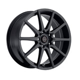Focal 008 15X6.5 5X100 / 5X4.50 72.62 Hub +38 Offset Black Wheel Rim