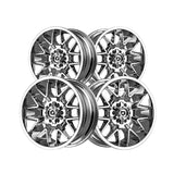 1 X Gear Off Road 768C 20X9 6X135/6X5.50 106.2 Hub 0 Offset Chrome Wheel Rim