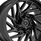 1 X Gear Off Road 769B 17X9 6X135/6X5.50 106.2 Hub +18 Offset Black Wheel Rim