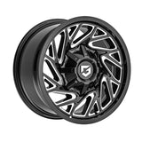 1 X Gear Off Road 769BM 18X9 8X6.50/8X170 130.8 Hub +18 Offset Black Wheel Rim