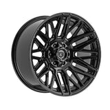 1 X Gear Off Road 770B 20X10 8X170 125.2 Hub -19 Offset Black Wheel Rim