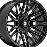 1 X Gear Off Road 770BM 20X10 6X135/6X5.50 106.2 Hub -19 Offset Black Wheel Rim