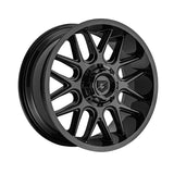 1 X Gear Off Road 771B 17X9 8X6.50 125.2 Hub +00 Offset Black Wheel Rim