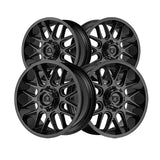 1 X Gear Off Road 771B 17X9 6X135/6X5.50 108 Hub +00 Offset Black Wheel Rim