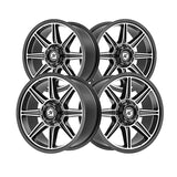 1 X Gear Off Road 773MB 17X9 6X135/6X5.50 106.2 Hub +00 Offset Black Wheel Rim