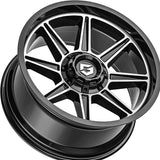 1 X Gear Off Road 773MB 18X9 6X135/6X5.50 106.2 Hub +18 Offset Black Wheel Rim