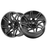 1 X Gear Off Road 777BM 20X10 8X170 125.2 Hub -19 Offset Gloss Black Milled Wheel Rim