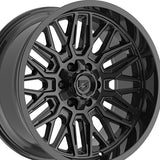 1 X Gear Off Road 775B 20X10 6X135/6X5.50 106.2 Hub -19 Offset Black Wheel Rim