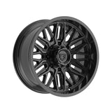 1 X Gear Off Road 775B 22X12 8X6.50 125.2 Hub -44 Offset Black Wheel Rim